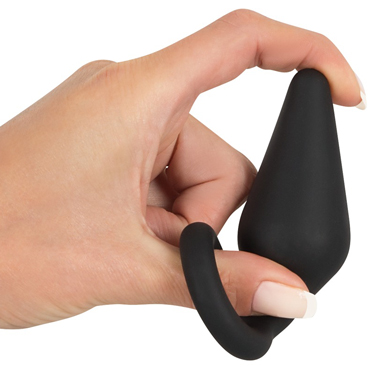 You2Toys Soft Touch Plug S, черная - Малая анальная втулка - купить в секс шопе