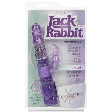 California Exotic Petite Jack Rabbit, фиолетовый - подробные фото в секс шопе Condom-Shop