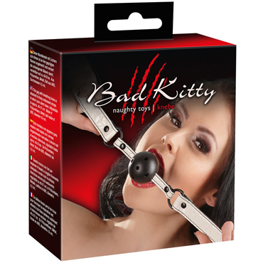 Bad Kitty Gag, черный - подробные фото в секс шопе Condom-Shop