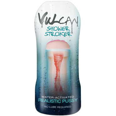 Topco Vulcan Shower Stroker, телесный, Мастурбатор с эффектом смазки