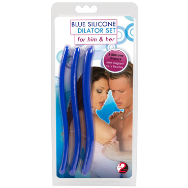 You2Toys Blue Silicone Dilator Set, синий - фото, отзывы