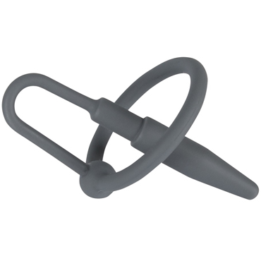 You2Toys Penis Plug with Glans Ring, серый — фото 2