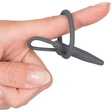 You2Toys Penis Plug with Glans Ring, серый — фото 4