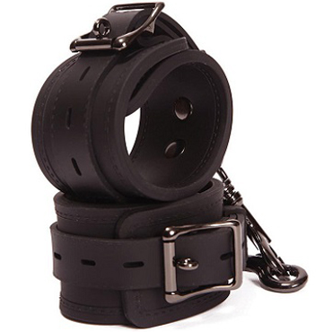 Pornhub Silicone Wrist Buckle Cuffs, черные, Наручники из силикона