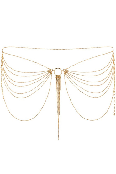 Bijoux Magnifique Metallic Chain Waist Jewelry, золотое - фото, отзывы