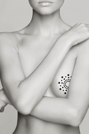 Bijoux Mimi Star, черное - Украшение для  груди - купить в секс шопе