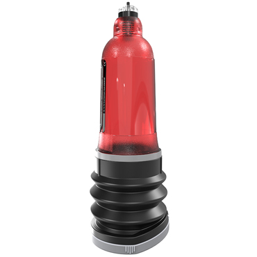Bathmate Hydromax7 Wide Boy, красная - Модернизированная гидропомпа для увеличения пениса (размер M+) - купить в секс шопе