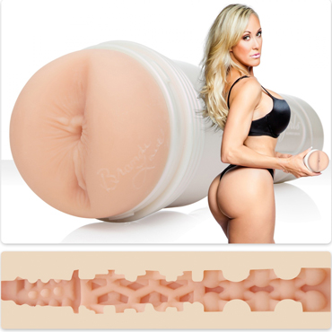 FleshLight Signature Brandi Love Shameless, телесный/белый, Копия ануса порно-звезды Брэнди Лав