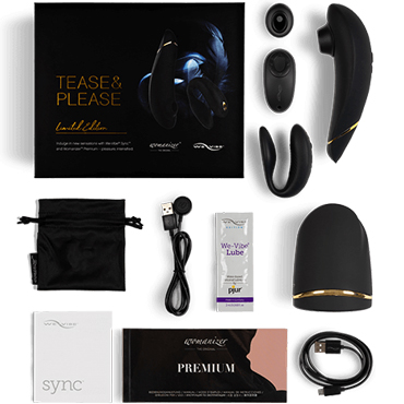 We-Vibe/Womanizer Tease & Please Premium Collection - Набор из We-Vibe Sync и Womanizer Premium - купить в секс шопе
