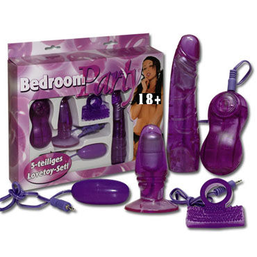 Bedroom Party фиолетовый, Набор эротических игрушек