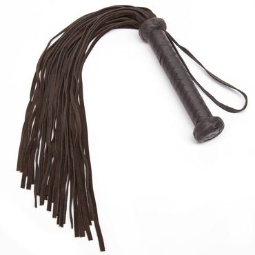 Coco de Mer Leather Flogger, коричневый — фото 1