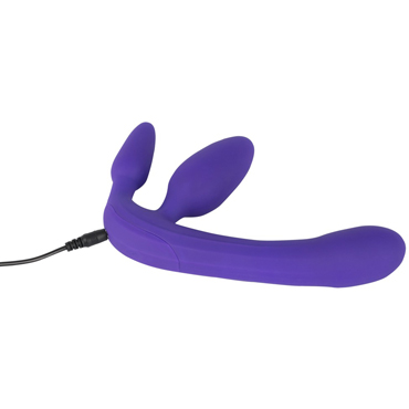 You2Toys Vibrating Strapless Strap-On 3, фиолетовый — фото 5