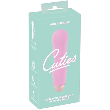 You2Toys Cuties Mini, розовый - Аккумуляторный минивибратор волнистый - купить в секс шопе