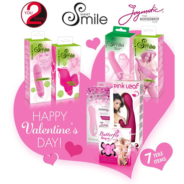 Orion Valentine's Day Package, розовый, Подарочный набор для женщины из 7 секс-игрушек