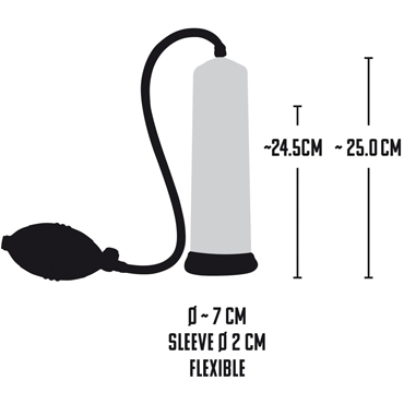 Orion Mister Boner Professional Power Pump, прозрачная — фото 2