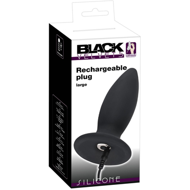Orion Black Velvets Rechargeable Plug Large, черная — фото 4