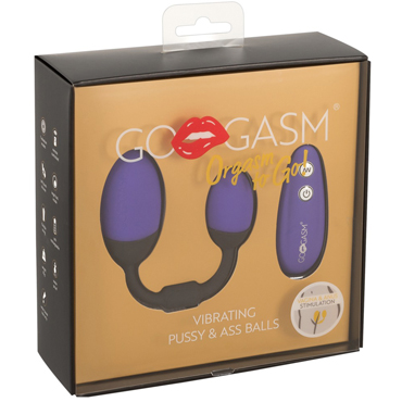 Новинка раздела Секс игрушки - Orion GoGasm Vibrating Pussy & Ass Balls, фиолетовые