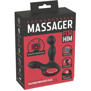 You2Toys Rechargeable Massager For Him, черный - фото 11