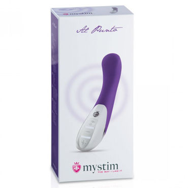Mystim Al Punto, фиолетовый - Вибратор для стимуляции точки G - купить в секс шопе