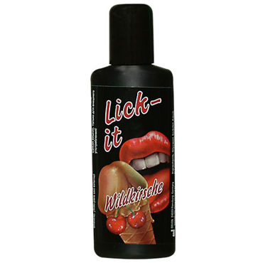 Lick-It Wild Kirsche, 100 мл, Для орального секса, дикая вишня
