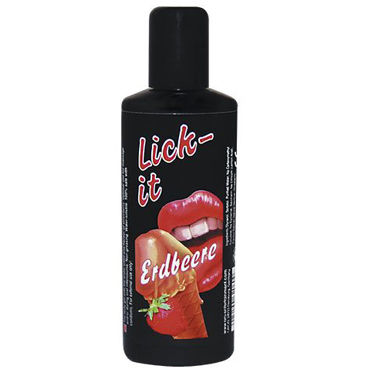 Lick-It Erdbeere, 100 мл, Для орального секса, земляника