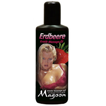 Magoon Strawberry, 100 мл, Ароматизированное массажное масло