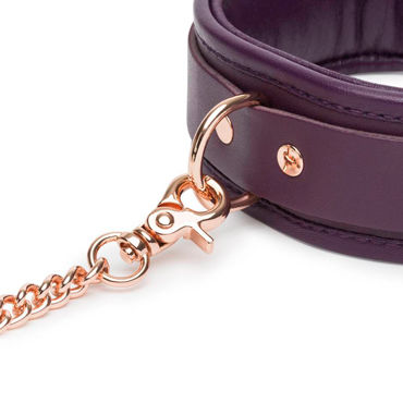 Fifty Shades Freed Leather Collar and Lead, фиолетовый - фото, отзывы