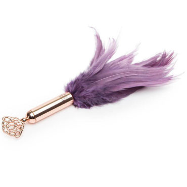 Fifty Shades Freed Feather Tickler, фиолетово-золотая - фото, отзывы