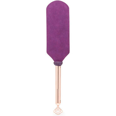 Fifty Shades Freed Leather and Suede Paddle, фиолетовая - фото, отзывы