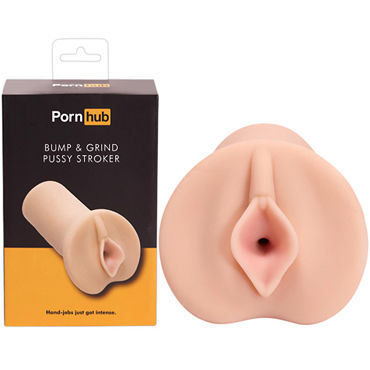 Pornhub Bump and Grind Pussy Stroker, телесный, Мастурбатор в виде вагины