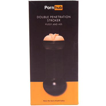 Новинка раздела Секс игрушки - Pornhub Double Penetration Stroker, телесный
