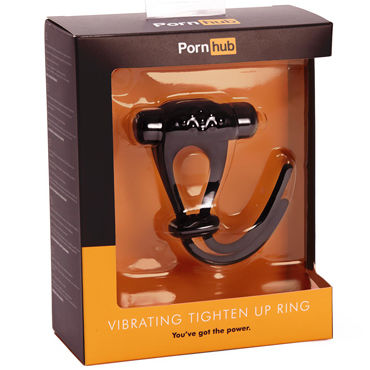 Pornhub Vibrating Tighten Up Ring, черное - подробные фото в секс шопе Condom-Shop