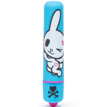 Tokidoki Honey Bunny, голубая, Вибропуля с рисунком