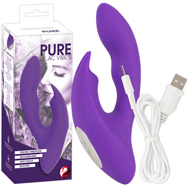 You2Toys Pure Lilac Vibes Dual Motor, фиолетовый — фото 1