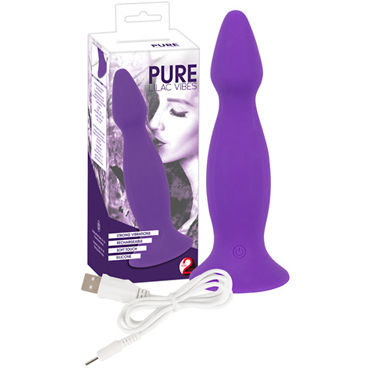 You2Toys Pure Lilac Vibes Plug, фиолетовая, Анальная вибровтулка