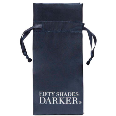 Fifty Shades Darker Just Sensation Beaded, серебристый - Зажим для клитора - купить в секс шопе