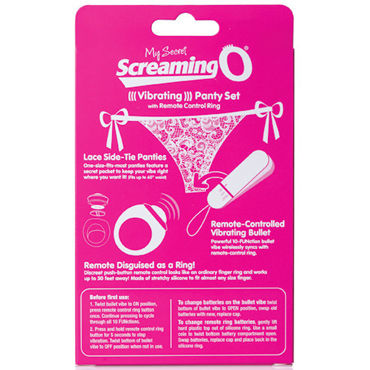 Screaming O Remote Control Panty Vibe, розовый - фото 7