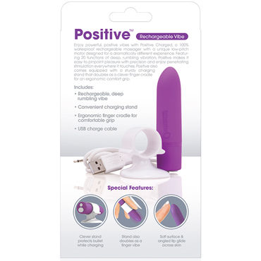 Новинка раздела Секс игрушки - Screaming O Charged Positive Vibe, фиолетовая