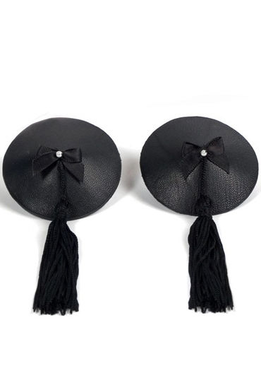 Bijoux Indiscrets Burlesque Pasties Classic, черные, Пэстисы украшенные кисточками