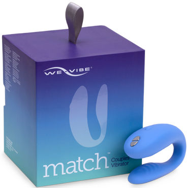 We-Vibe Match, голубой, Вибратор для пар с дистанционным управлением