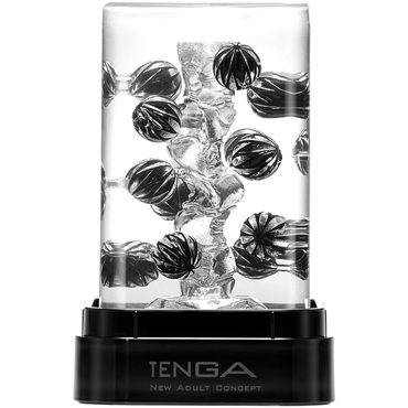 Tenga Crysta Ball, прозрачный, Мастурбатор со стимулирующими вкраплениями