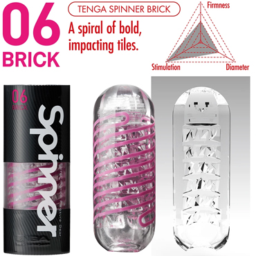 Tenga Spinner 06 Brick - фото, отзывы