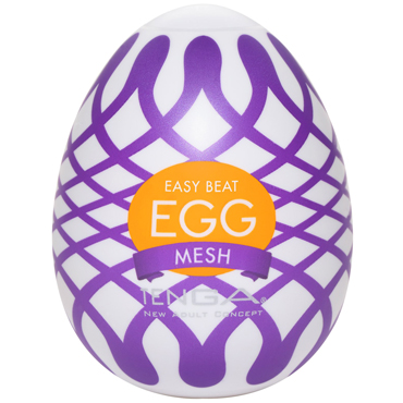 Tenga Egg Wonder Mesh, Мастурбатор с рельефом в виде объемной сетки