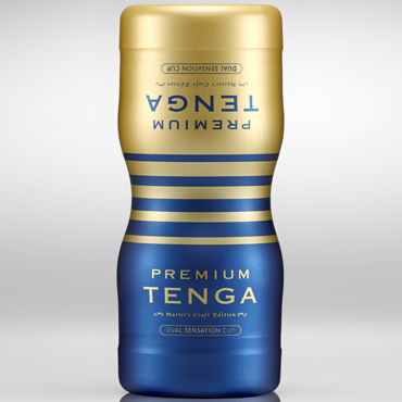 Tenga Premium Dual Sensation Cup, Мастурбатор имитирующий анально-вагинальный секс