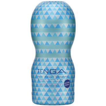 Tenga Original Vacuum Cup Extra Cool, Мастурбатор и смазка с экстраохлаждающим эффектом