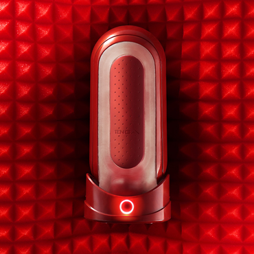 Tenga Flip Zero Red & Warmer Set, красный - фото 7