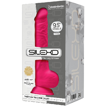 Orion SilexD Premium Silicone Dildo Model 3, розовый - фото, отзывы