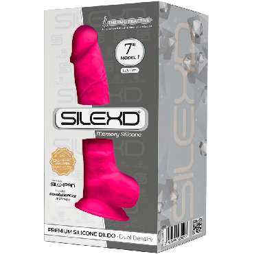 Orion SilexD Premium Silicone Dildo Model 1, розовый - фото, отзывы