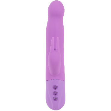 Sweet Smile Rechargeable Rotating Rabbit Vibe, фиолетовый — фото 2