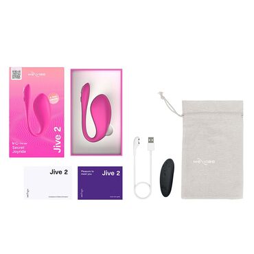 We-Vibe Jive 2, розовый - Виброяйцо для ношения на дистанционном управлении - купить в секс шопе